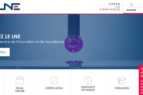 Illustration du projet LNE : Développement, maintenance et audit Drupal de la plateforme digitale