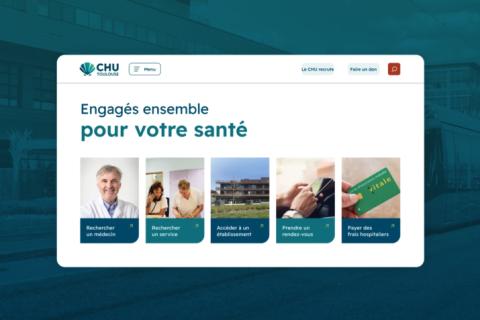 Illustration du projet Repenser le site internet du 1er CHU de France
