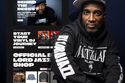 Illustration du projet Refonte site Internet Dj Lord Jazz - Wordpress WooCommerce Elementor