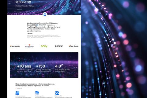 Illustration du projet Refonte site Internet DataCycle Consulting - WordPress Elementor