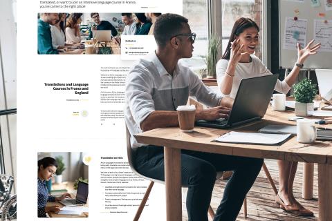 Illustration du projet Refonte site Internet Active Languages - WordPress