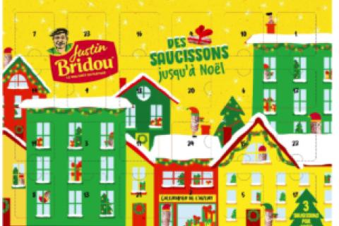 Illustration du projet Justin Bridou - Lancement du premier calendrier de l’avent saucissons…