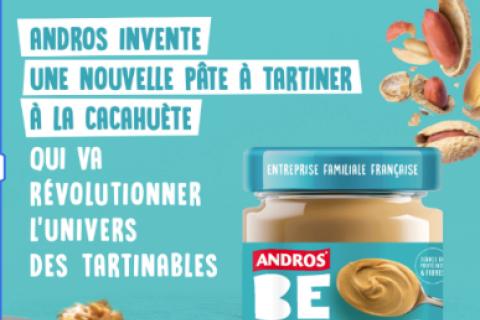 Illustration du projet Andros Be Nuts! - Lancement de la pâte à tartiner à la cacahuète
