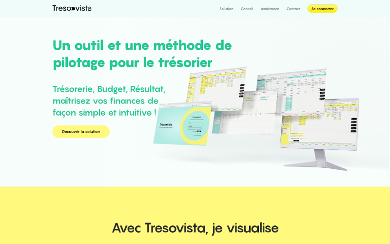 Illustration du projet Application SaaS innovante de gestion financière Tresovista