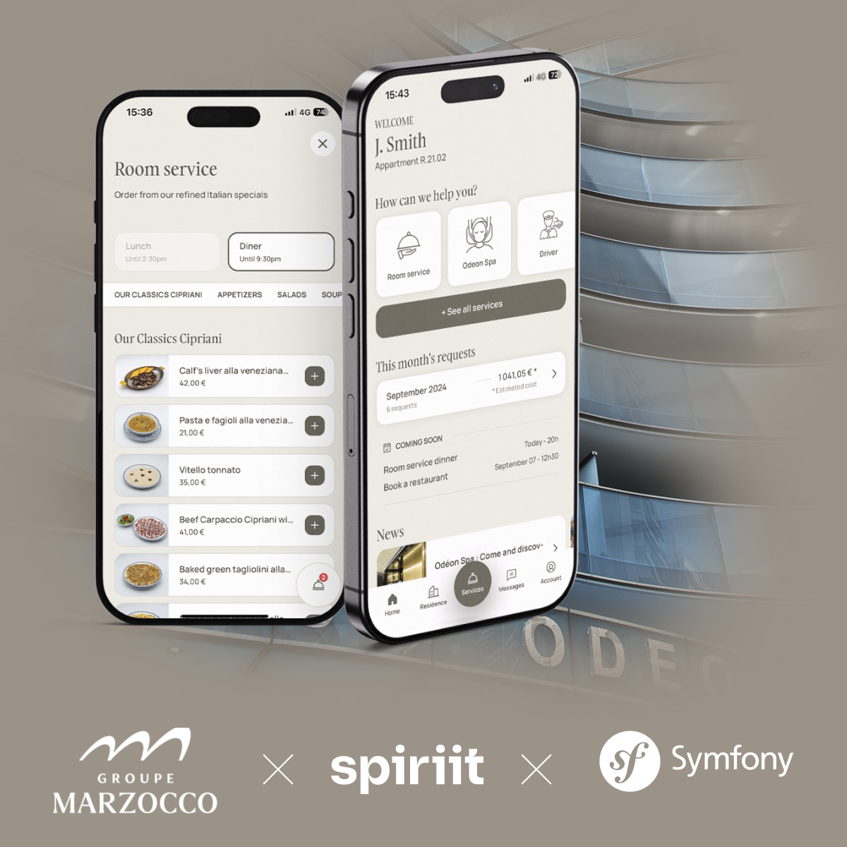 Illustration du projet Application de conciergerie de luxe