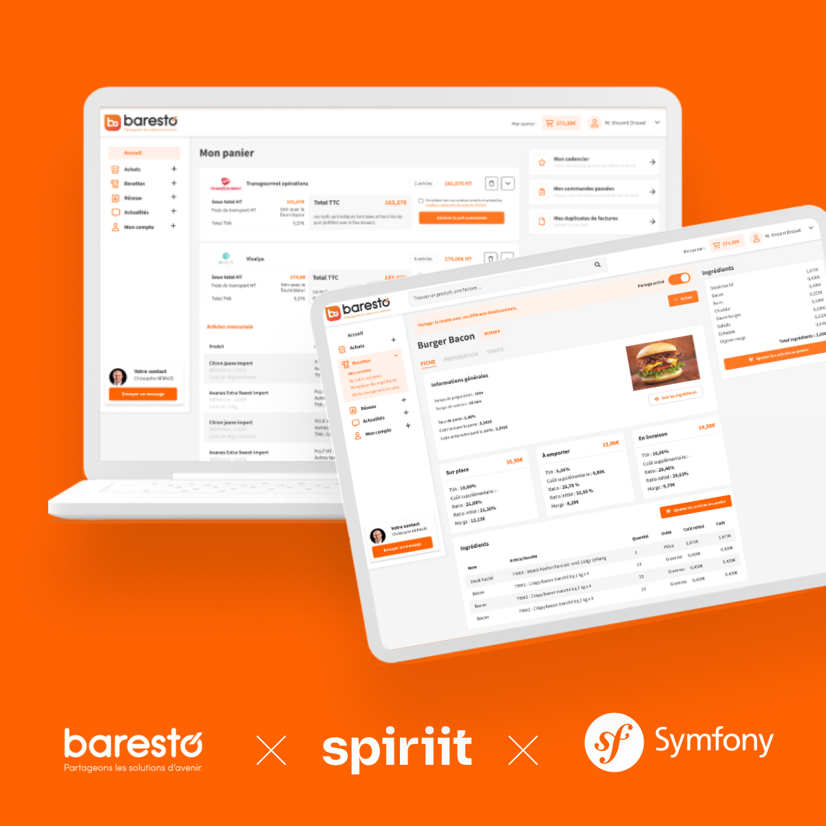 Illustration du projet Plateforme sur-mesure pour optimiser les achats en CHR