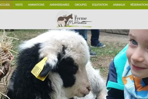 Illustration du projet SEO du site La Ferme de la Marinette