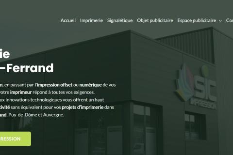 Illustration du projet Site + SEO de SIC Impression