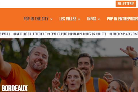 Illustration du projet SEO de Pop in the city