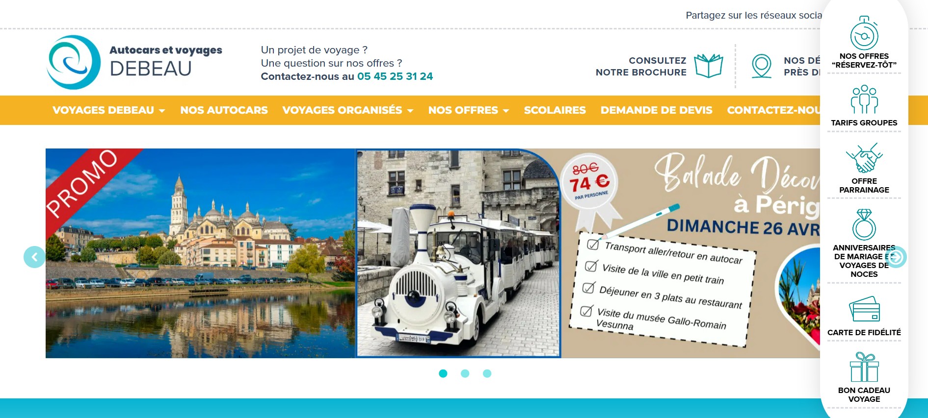 Illustration du projet Voyages Debeau