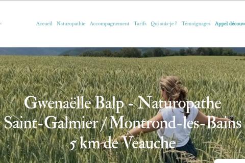 Illustration du projet Site + SEO du site de Gwenaëlle Balp 