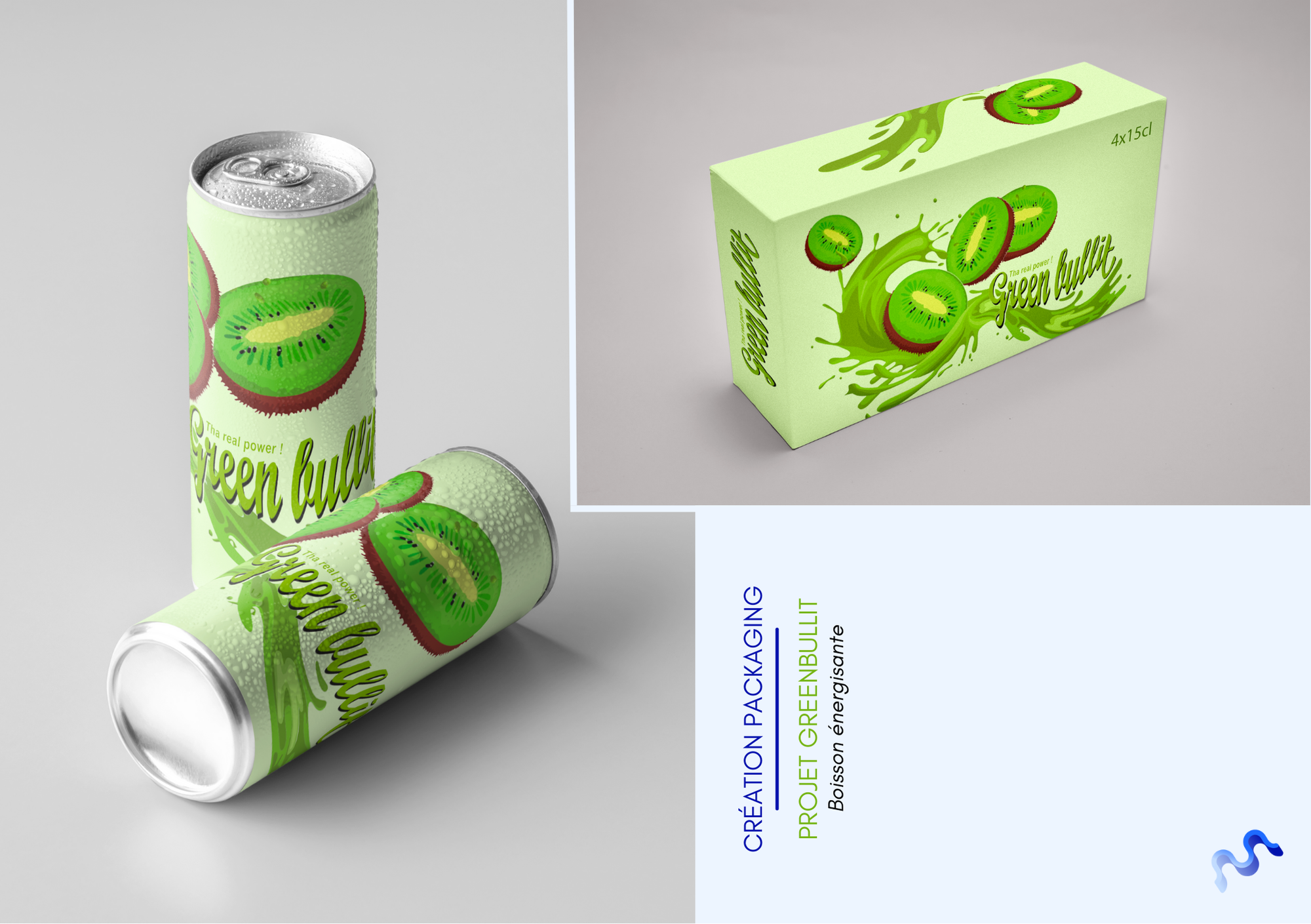 Illustration du projet Packaging GREEN BULLIT