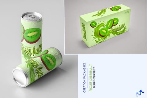 Illustration du projet Packaging GREEN BULLIT