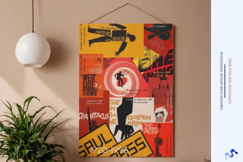 Illustration du projet Flyer Exposition SAUL BASS