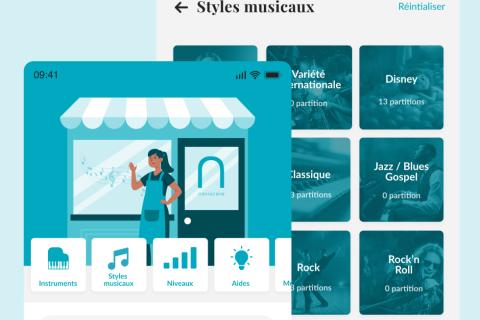 Illustration du projet Refonte UX/UI de l'application mobile Noviscore