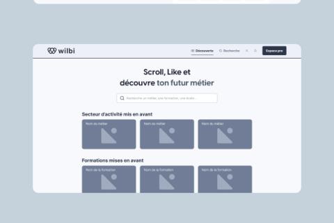 UX Design et refonte partielle de l’application Wilbi