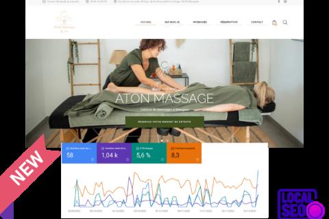 Illustration du projet Lancement de marque Aton Massage