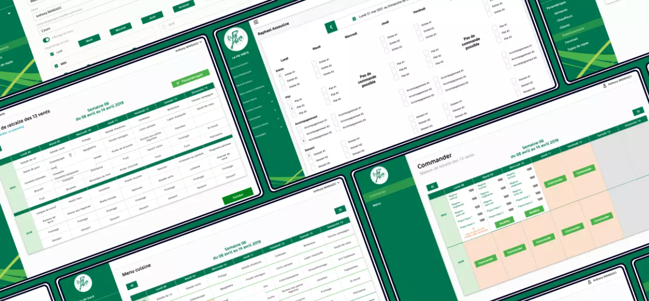 Illustration du projet Backoffice pour la gestion d'une cantine industrielle