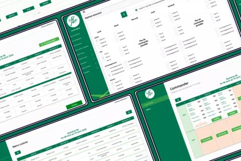 Illustration du projet Backoffice pour la gestion d'une cantine industrielle