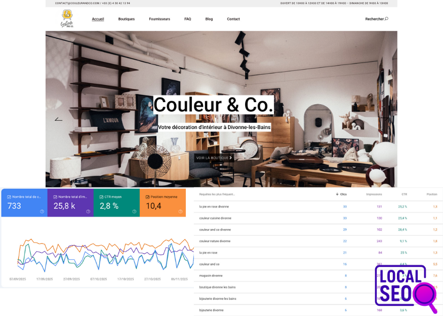 Illustration du projet Refonte du site internet et SEO local