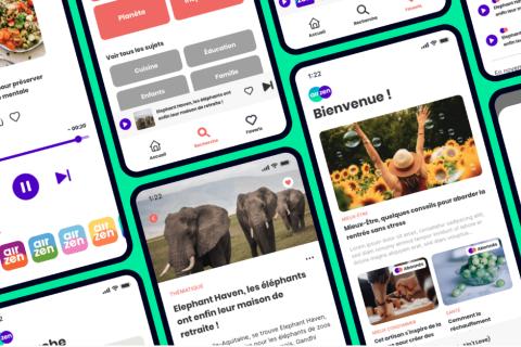 Illustration du projet Application mobile pour Airzen Radio