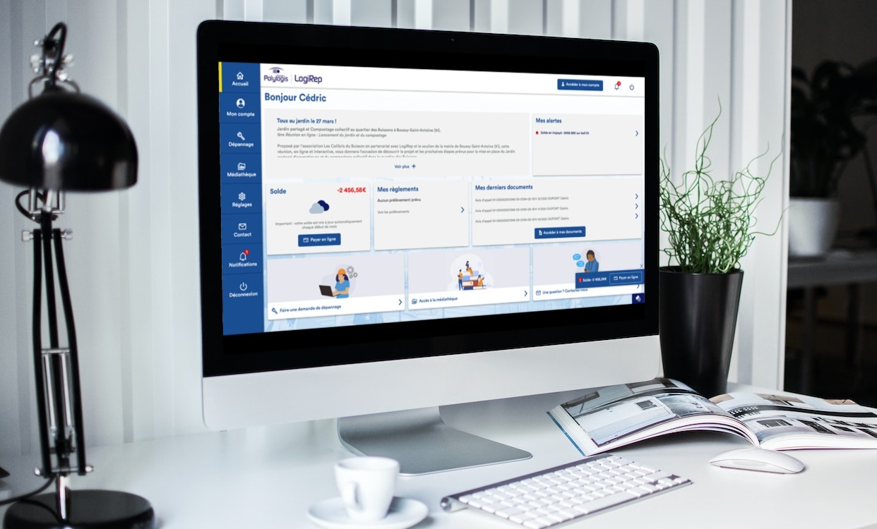 Illustration du projet Groupe Polylogis – Espace Locataire en ligne Drupal (Portail client)