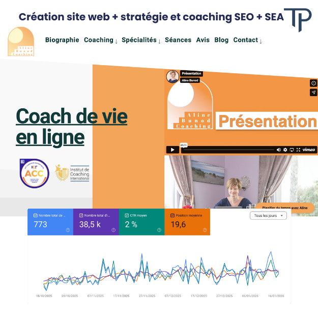 Illustration du projet Accompagnement global visibilité en ligne