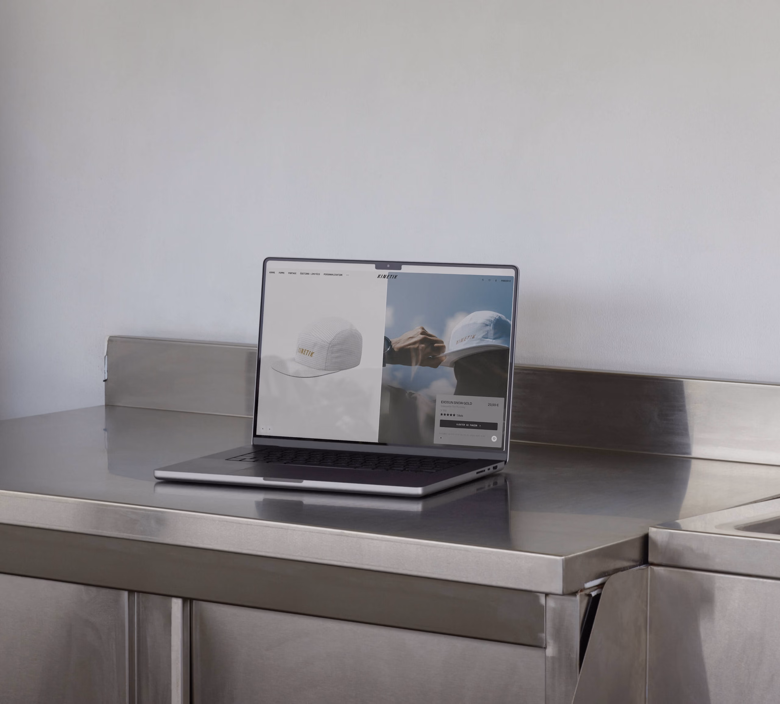 Illustration du projet E-commerce / Shopify pour Kinetik