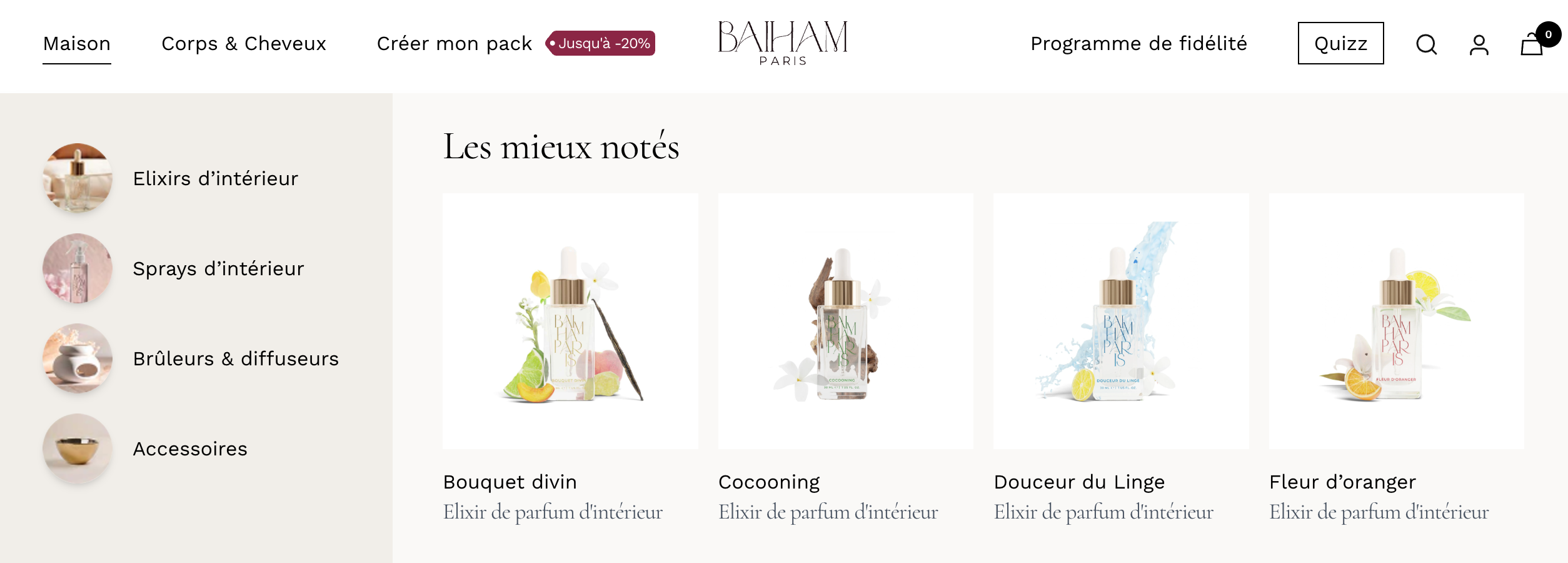 Illustration du projet Baiham Paris - Publicité en ligne