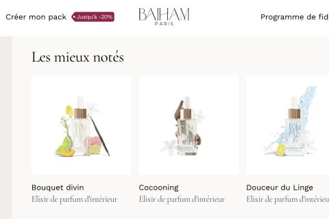 Illustration du projet Baiham Paris - Publicité en ligne