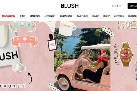 Illustration du projet Blush Concept Store - Publicité en ligne