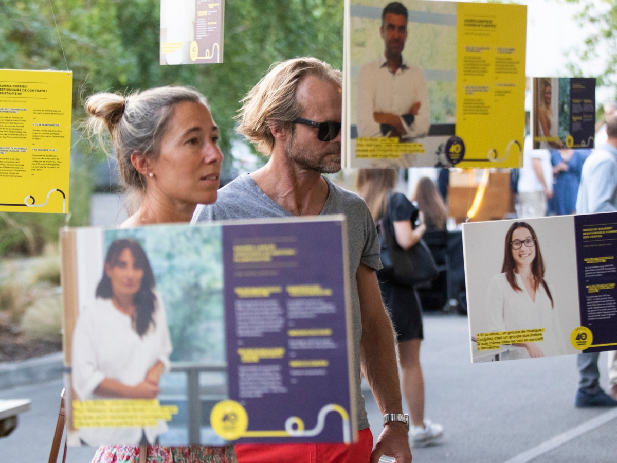 Illustration du projet 40 ans que le courant passe entre nous !