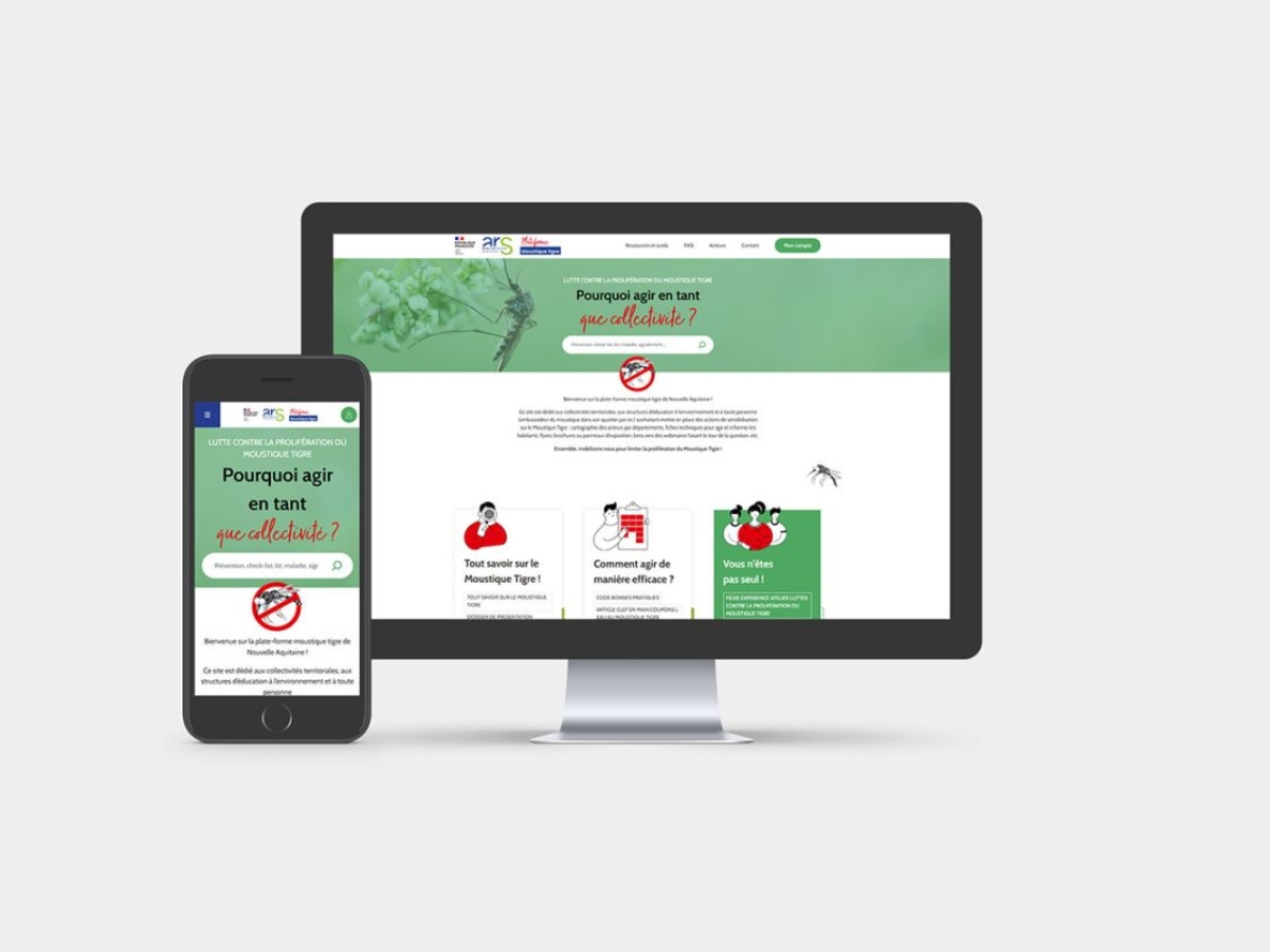 Illustration du projet Création de la plateforme Moustique Tigre Nouvelle-Aquitaine