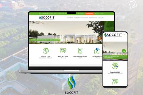 Refonte du site vitrine de Socofit