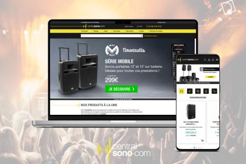 Illustration du projet Refonte du site e-commerce de Central Sono : une expérience modernisée