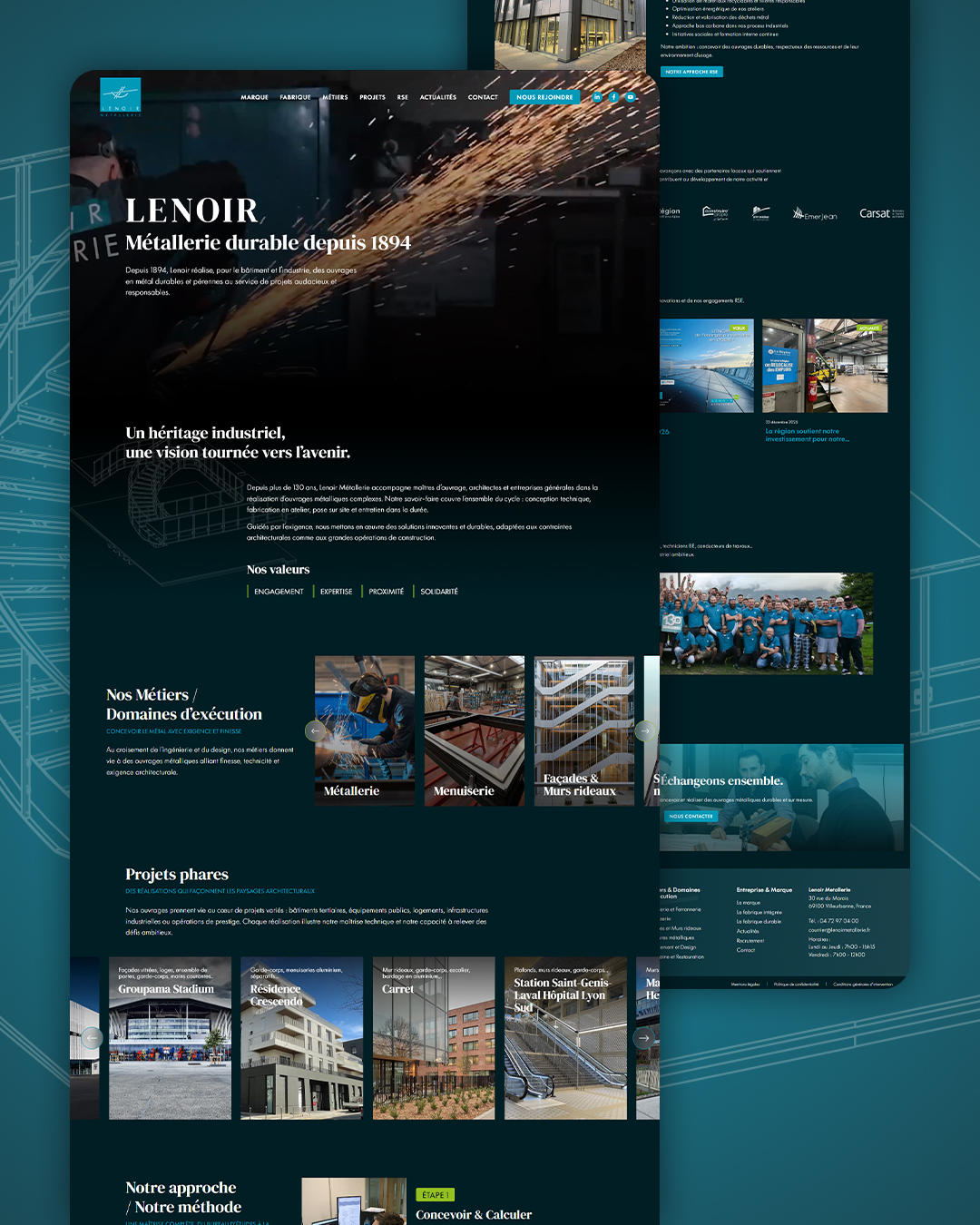 Illustration du projet Refonte du site web