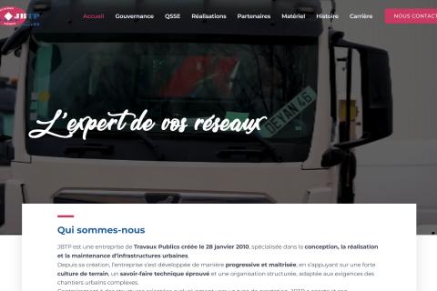 Illustration du projet Présentation de l'entreprise JBTP