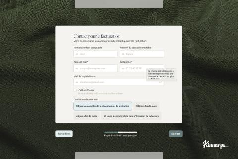 Illustration du projet Digitalisation complète du parcours de commande B2B de Kinnarps