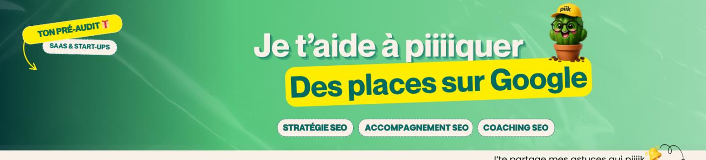 Couverture de l'agence SEO PIIK Mordjane Khalfi - Consultant SEO freelance