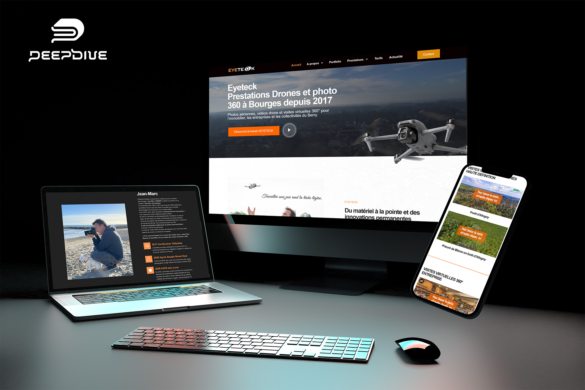 Illustration du projet Refonte du site EYETECK.FR : un site plus clair, plus rapide et pensé pour convertir