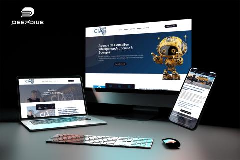 Création du site Agence CIA : l’ancrage local pour l’IA à Bourges réinventé par DeepDive