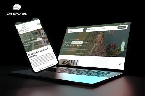 Illustration du projet Refonte complète du site de L’Atelier Déco de Solène : Un nouveau souffle pour une décoration sur-mesure