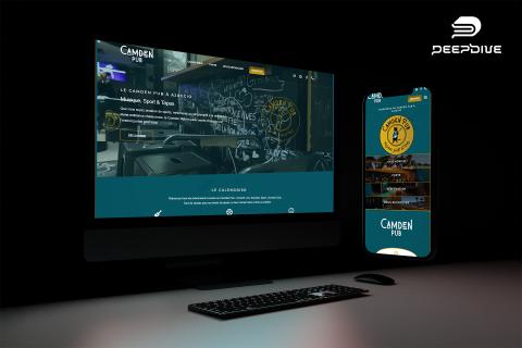 Illustration du projet Création d’un site Web pour Le Camden Pub d’Ajaccio