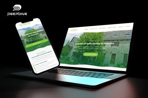 Refonte du site Web de la maison d’hôtes La ferme des Capellous