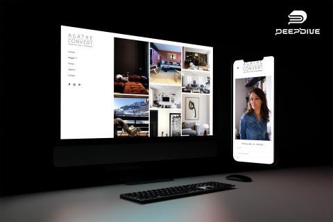 Refonte tout en douceur pour Agathe Convert Architecte d’intérieur à Paris