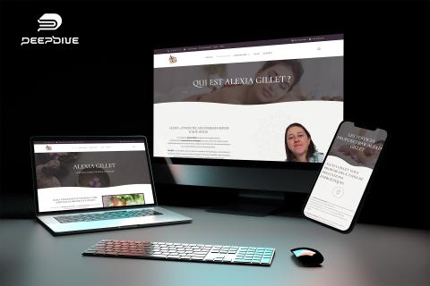 Création du site alexiagillet.fr, quand le bien-être trouve son écrin digital