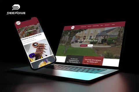 Un nouveau site web pour le restaurant : Au P’tit Gueul’ton aux Aix-d’Angillon