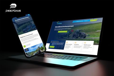 Création d’un site Web pour Glandières Environnement dans le nord Aveyron