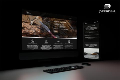 Refonte du site de Mickaël Coignet, coutelier renommé à Laguiole