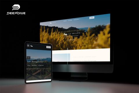 Illustration du projet Création du site de location de Lodge et Bungalow à Campomoro en Corse